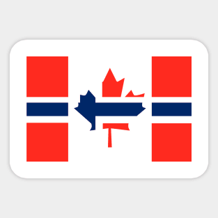 The Norwadian Flag Sticker